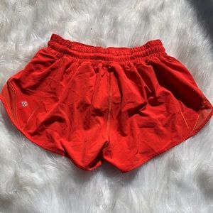 Lululemon speed up shorts red